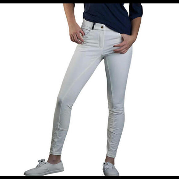 EQUO white riding pants equestrian performance pants never worn - Picture 1 of 7